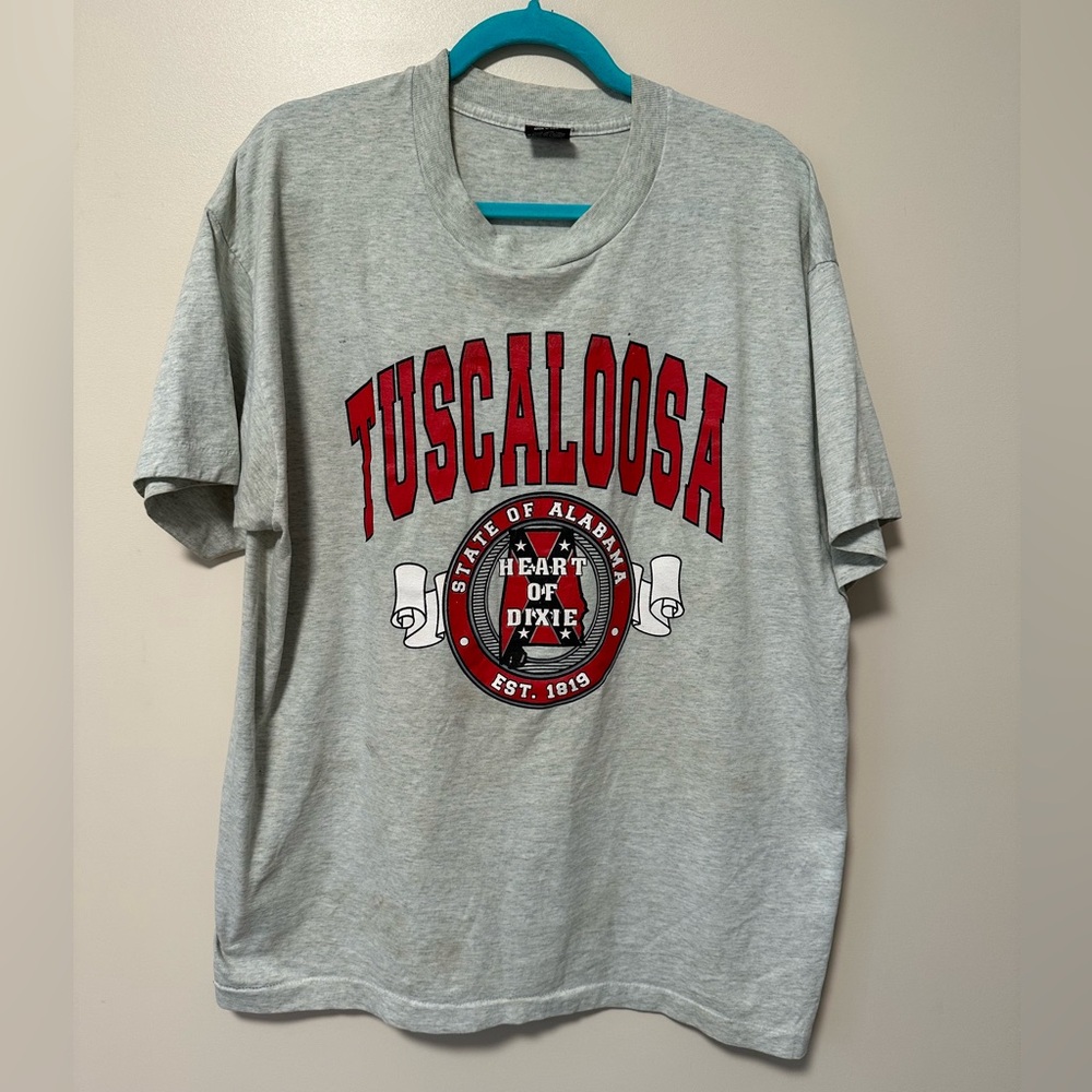 Vintage 80s 90s single stitch Tuscaloosa Alabama graphic tee - adults XL